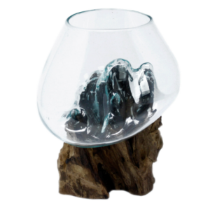 Vase en Verre Soufflé sur Racine - Large