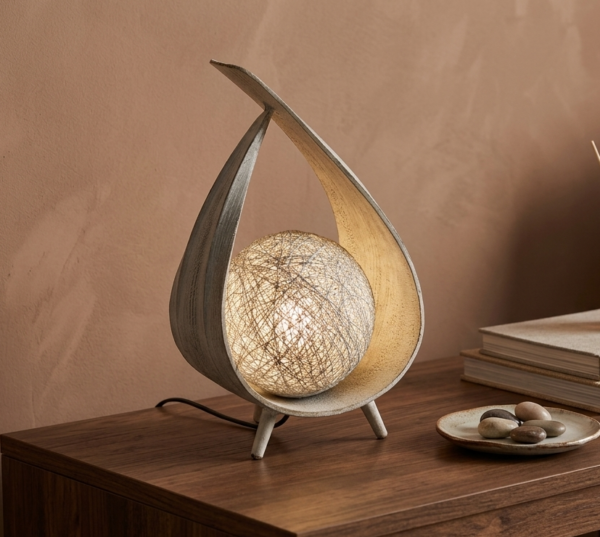 Lampe Naturelle en Noix de Coco - Enveloppe