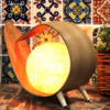 Lampe Naturelle en Noix de Coco-2 Lampe Naturelle en Noix de Coco