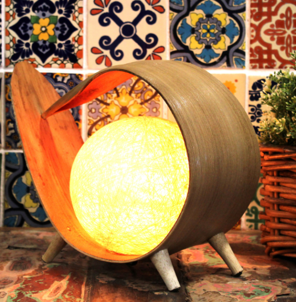 Lampe Naturelle en Noix de Coco-2 Lampe Naturelle en Noix de Coco