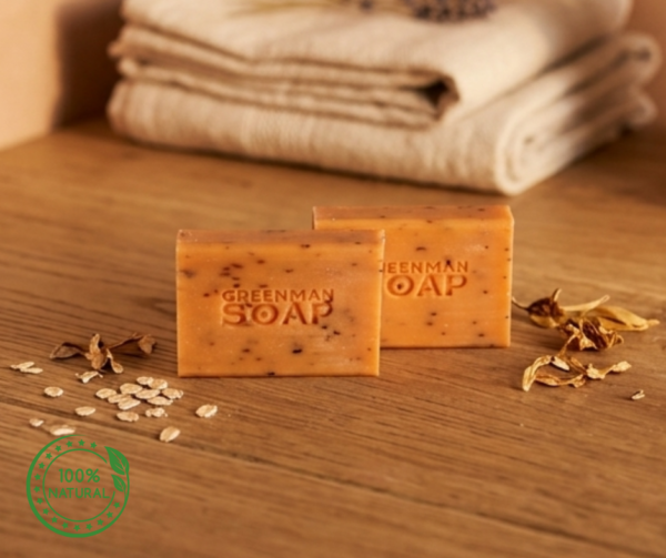 Savon Greenman 100g – Argan Élixir Doré